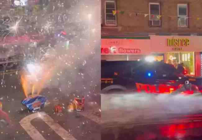 Diwali celebrations in New Jersey: Viral video of firefighters dousing crackers draws mixed response